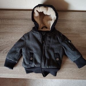 Sherpa lined bomber jacket